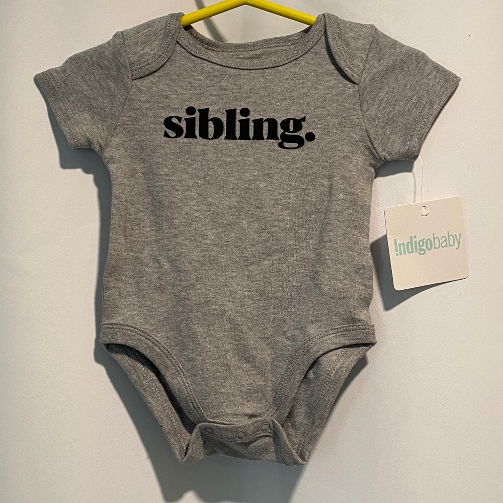BNWT Sibling Onesie